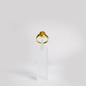 Yellow Sapphire Ring Round
