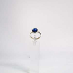 Blue Sapphire Ring Round Adjustable