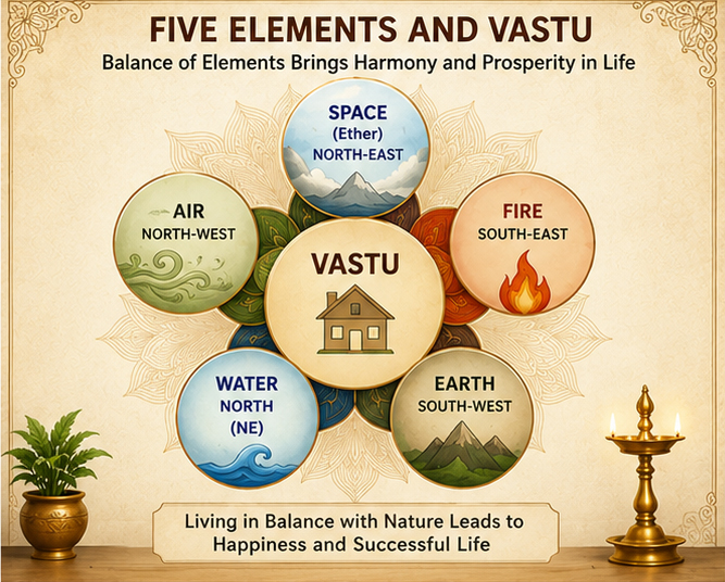 vastu five elements